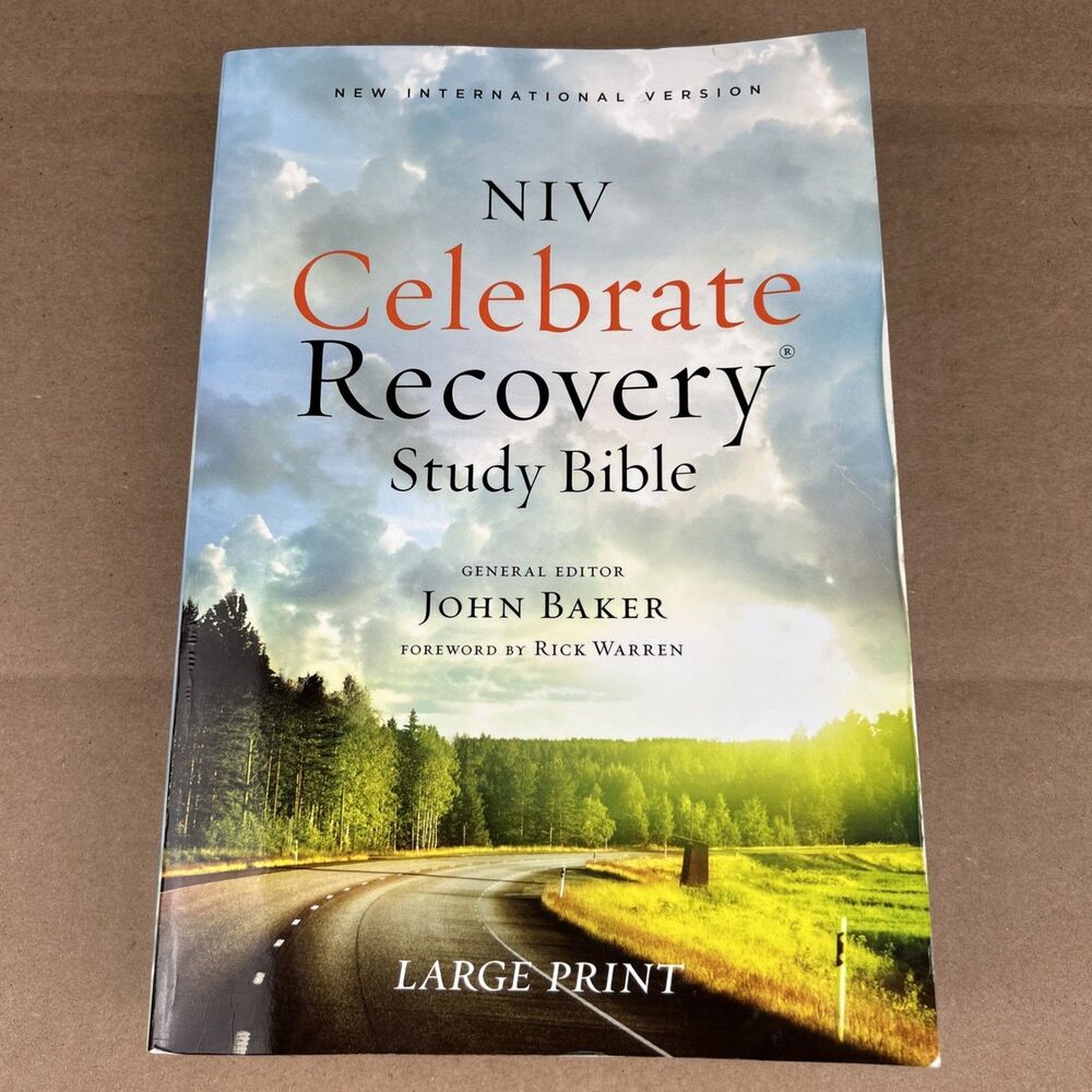 NIV, Celebrate Recovery Study Bible, Large Print, Paperback